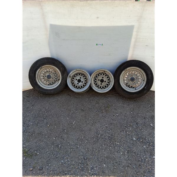 **Matching Tire Rims and Tires, (2) of Each No Shipping