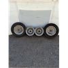 Image 1 : **Matching Tire Rims and Tires, (2) of Each No Shipping