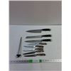 Image 1 : Assorted Knives and Knife Sharpener