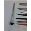 Image 3 : Assorted Knives and Knife Sharpener