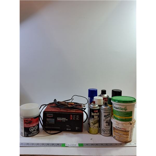 Car Battery Charger, Various Trim Adhesives, Misc, Pickup Only