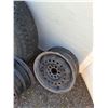 Image 2 : **(3) Car Rims with (1) Tire No Shipping