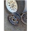 Image 3 : **(3) Car Rims with (1) Tire No Shipping