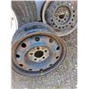 Image 7 : **(3) Car Rims with (1) Tire No Shipping