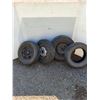 Image 1 : **(3) Car Rims (4) Tires No Shipping