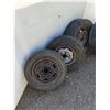 Image 2 : **(3) Car Rims (4) Tires No Shipping