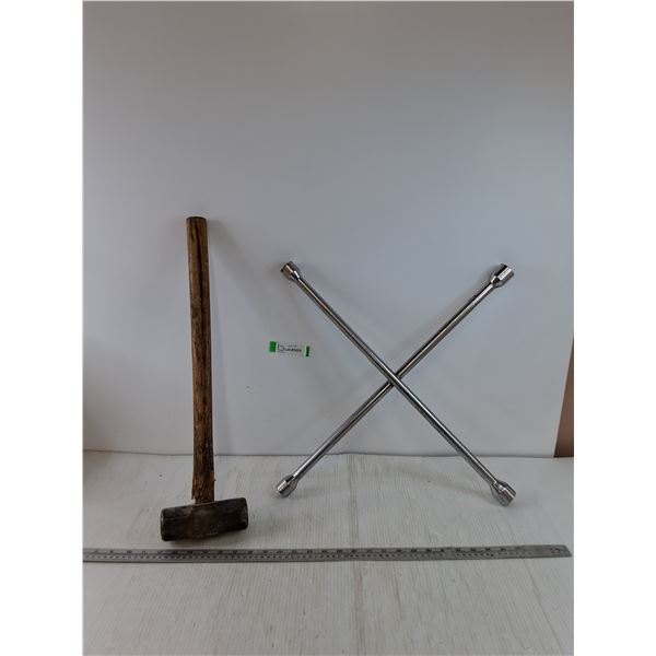 Tire Iron and Sledgehammer No Shipping