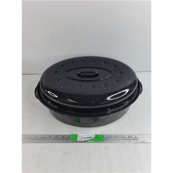 Enamel Roaster w/Lid
