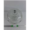 Image 2 : Footed Glass Cake Stand with Lid