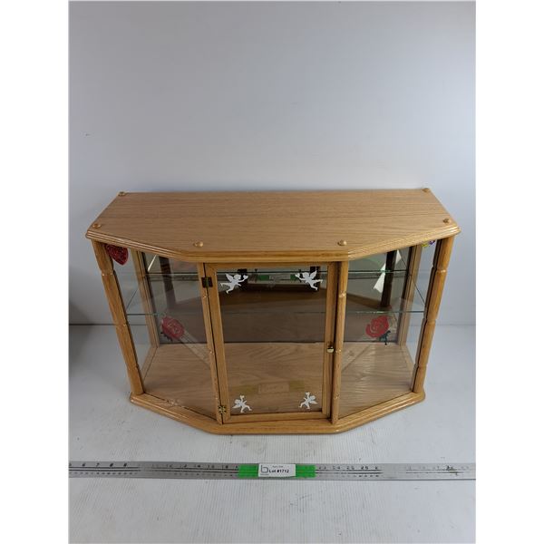 Wooden Mirror Cabinet 25" x 10" x 16"