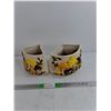 Image 1 : Ceramic Mushroom Style Planters