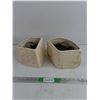 Image 4 : Ceramic Mushroom Style Planters