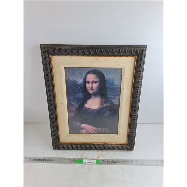 Framed Mona Lisa Wall Art Print 22" x 18"