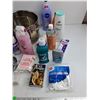Image 5 : Self Care Products, Stock Pot, Single Use Cups, Headphones, Charging Cables, Bluetooth Speaker, Misc