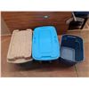 Image 2 : **Plastic Storage Totes w/Lids 32" x 20" x 18", 33" x 20" x 18", PICKUP ONLY