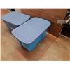 Image 5 : **Sterlite & Tuff Plastic Storage Totes w/Lids - PICKUP ONLY