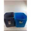 Image 1 : (2) Storage Bins (Largest Is 23x18x16") - Cannot Ship