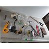 Image 1 : Faucet, 17.5" Saw, Tapes, Misc.