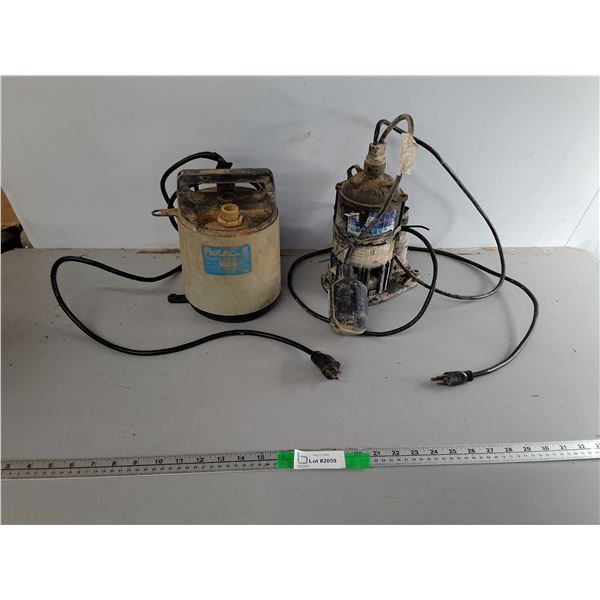 (2) Submersible Pumps- Flotec Powers On - Pickup Only