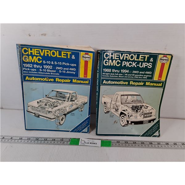 Chevrolet & GMC Pick ups Manuals 1982-94