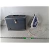 Image 1 : T-fal Iron- Powers On & Travelguard Hard Sided Case 14" x 8.75" x 10"