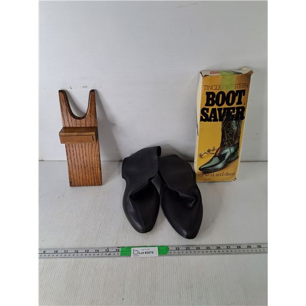 Tingley Boot Savers-L & Boot Jack