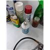 Image 3 : Air Pressure Pump, Assorted Cleaners, Engine Flush, Starting Fluid, Misc No Shipping