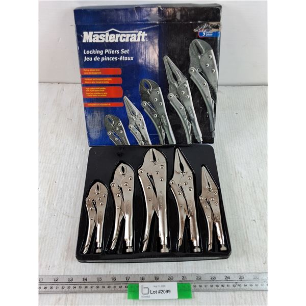 Mastercraft Locking Plier Set of 5