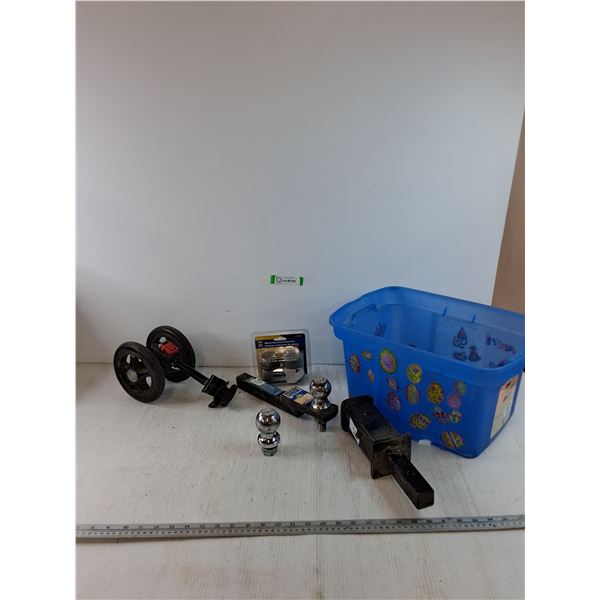 (2) Towing Hitches, (1) Wheel Bearing Protector Sealed, Set of Wheels