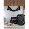 Image 1 : (2) Safety Glasses Sealed, Metal Trash Bin, Co-Op Bag, Net Bag, Laundry Basket