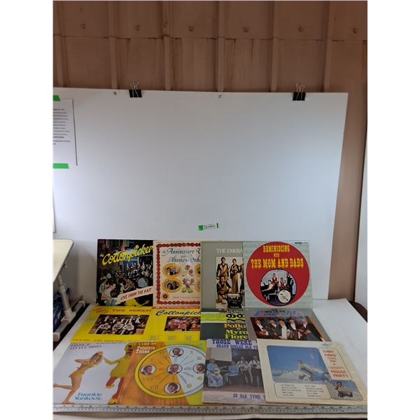 (12) Vinyl Records, Cottonpickers, Emeralds, Frankie Yakovic, Gaby Haas