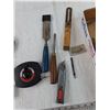Image 4 : (7) Tape Measures, (2) Chisels, (5) Pencils, Misc