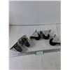 Image 1 : (3) Straight Caster wheels, (2) Rotating Caster Wheels