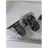 Image 2 : (3) Straight Caster wheels, (2) Rotating Caster Wheels
