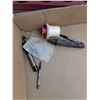 Image 11 : As-Is Flashlight and Cordless Screwdriver,Working Flashlight, Scraper, O Ring Set,nMisc