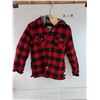 Image 1 : Big Valley Red and Black Plaid Jacket with Hood Size 14
