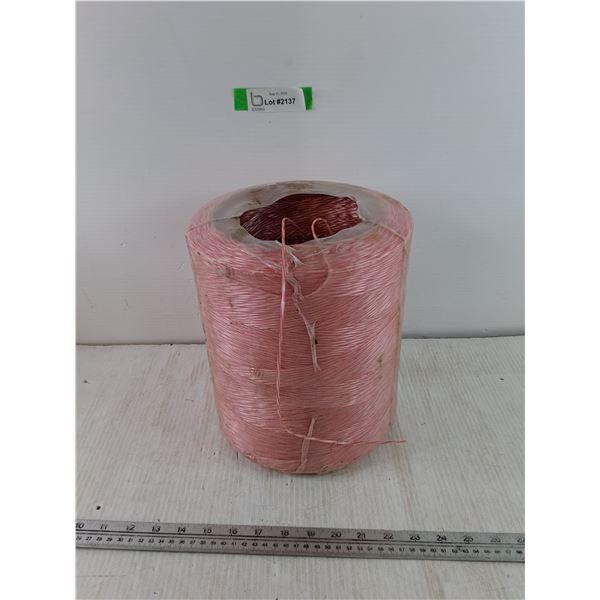 Pink Polypropylene Strapping Twine, Pickup Only