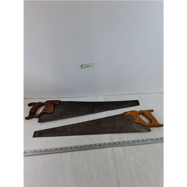 (2) Hand Saws