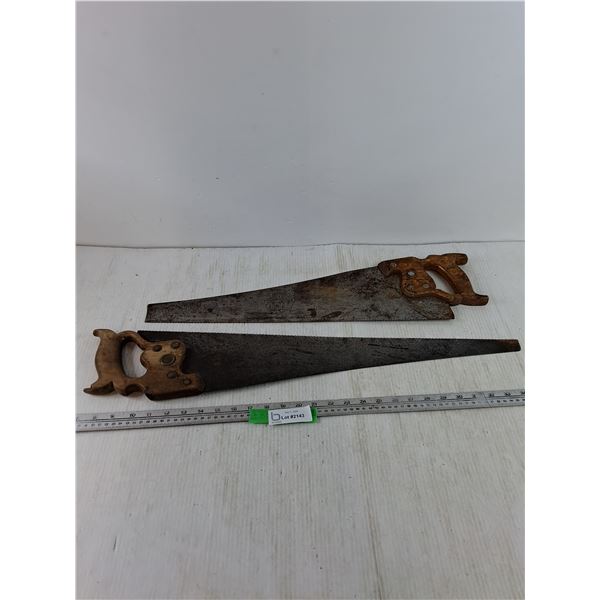(2) Hand Saws