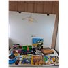 Image 1 : Assorted Kids Toys and Books, National Geographic Activity Books, Bop It Beats, Dinosaurs, Semi Truc