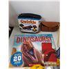 Image 3 : Assorted Kids Toys and Books, National Geographic Activity Books, Bop It Beats, Dinosaurs, Semi Truc