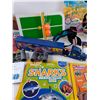 Image 8 : Assorted Kids Toys and Books, National Geographic Activity Books, Bop It Beats, Dinosaurs, Semi Truc