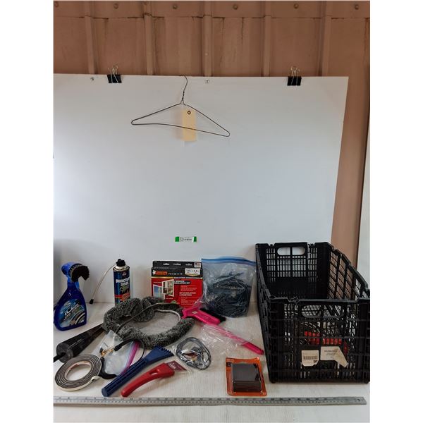 Window Insulation Kit, Puncture Seal, Tire Shine, (3) Scrapers, Anti-Skid Stoppers, Misc, Pickup Onl
