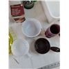Image 4 : Anniversary Picture Frame, Drying Rack and Tub, Plastic Roughriders Mug, (2) Clay Goblets