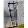 Image 6 : Anniversary Picture Frame, Drying Rack and Tub, Plastic Roughriders Mug, (2) Clay Goblets