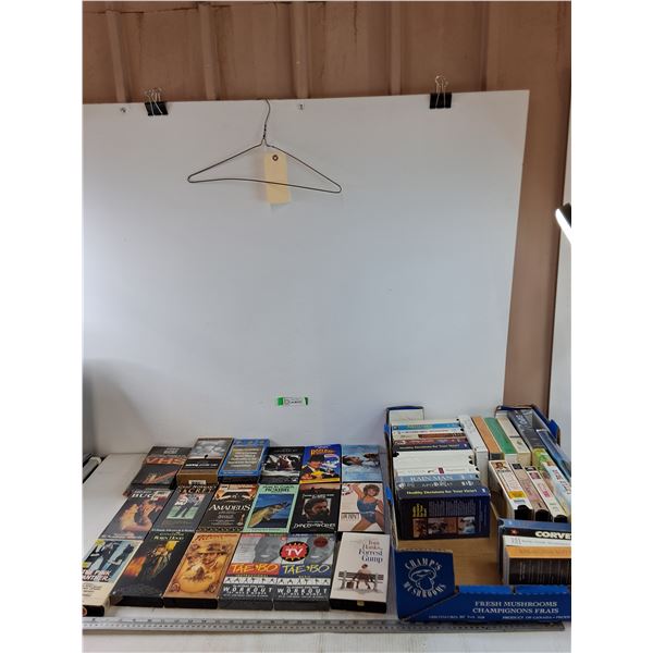 Assorted VCR Movies, Pink Panther, Apollo 13, Saving Private Ryan, Indiana Jones, Dances With Wolves