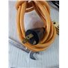 Image 8 : Small Hacksaw, Goggles, Wrenches, Untested Power Cord, Doorbell Button, Misc