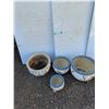 Image 1 : **(4) Ceramic Plant Pots No Shipping