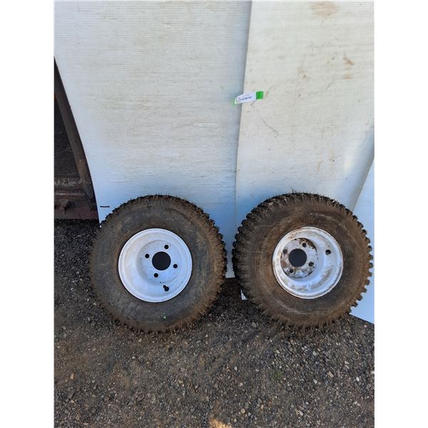 **(2) Small Tires 18 x 9.50-8 NHS No Shipping