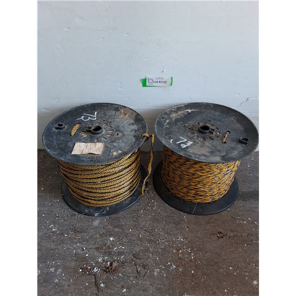 *** (2) Spools of Braided Wire, Pickup Only